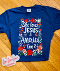 She loves Jesus and America too!