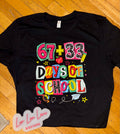 67+33 100th days shirt - youth sizes