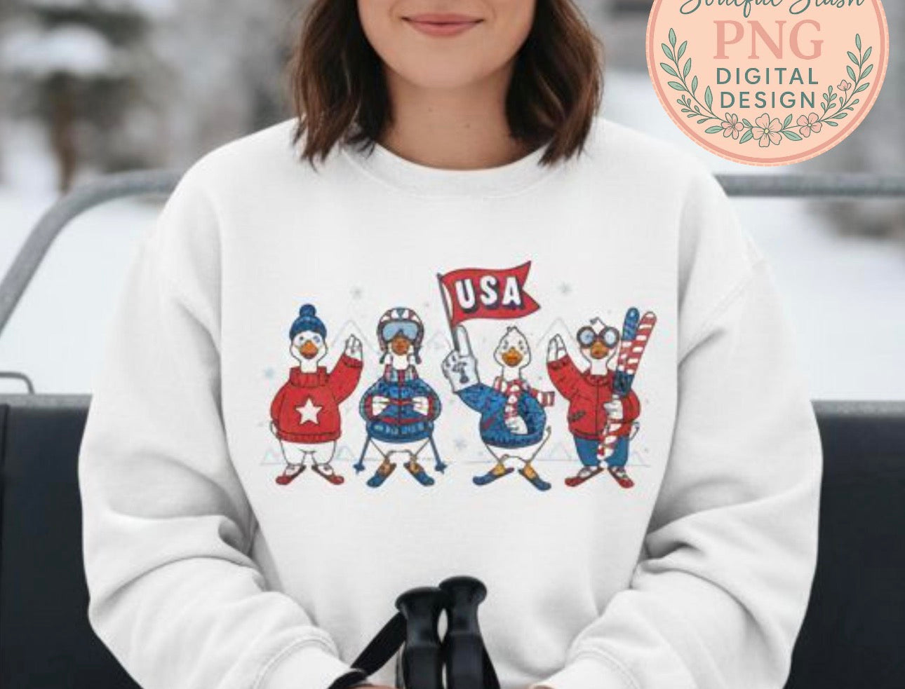 Silly Goose Olympic Crewneck