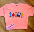 School Supply teacher tee